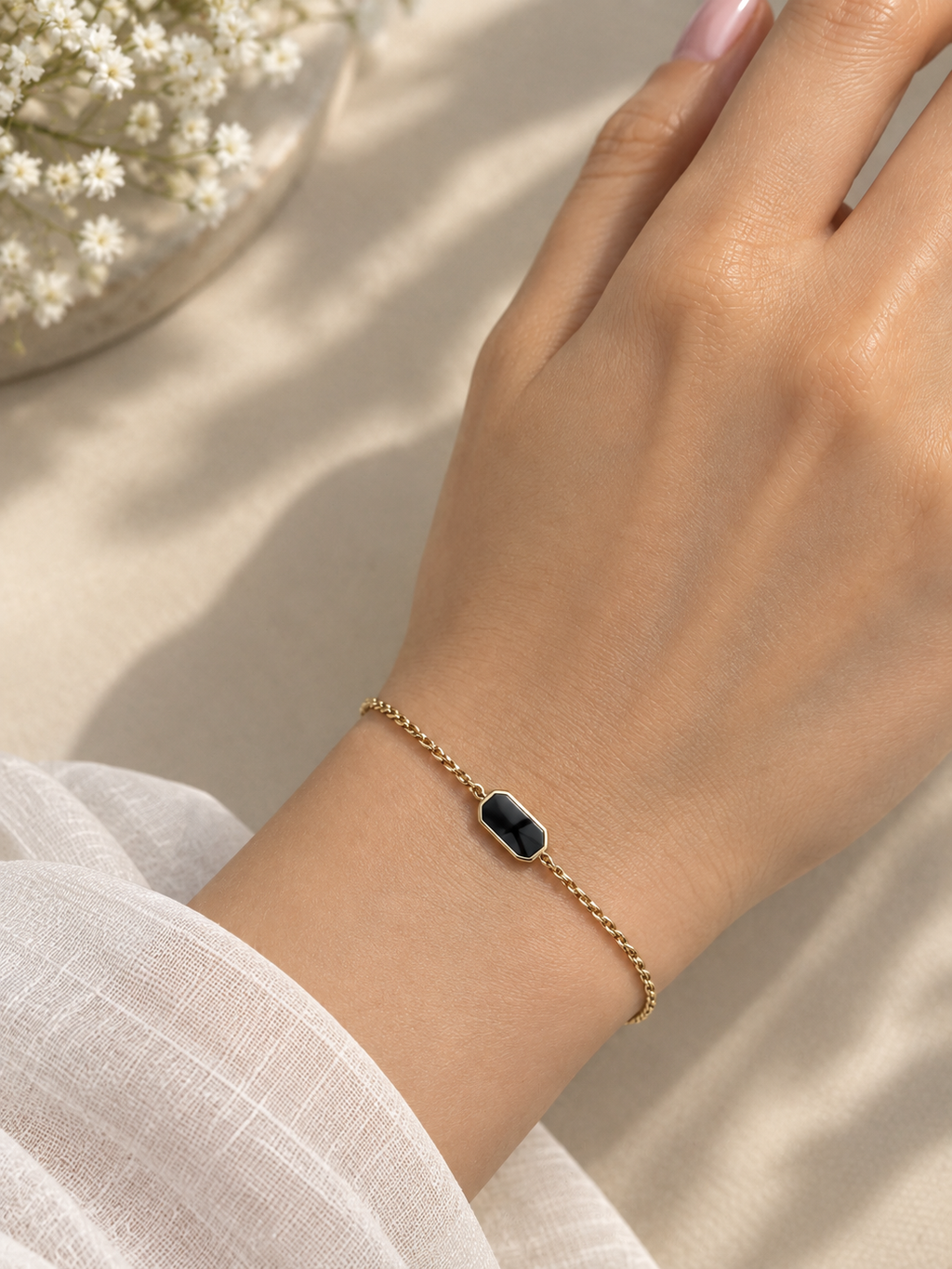 Genz Dual Aura Stone Bracelet