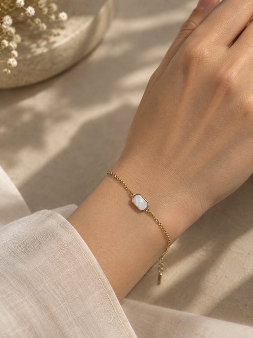 Genz Dual Aura Stone Bracelet